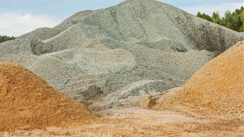 Fine sand for construction and mortar